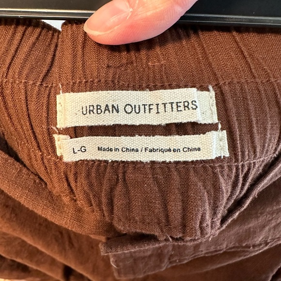 Urban Outfitters dark brown high waisted crop pants - Picture 2 of 4